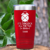 Red Retirement Tumbler With Its Always Five O Clock Design