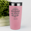 Salmon Retirement Tumbler With Its Time To Kick Back Design