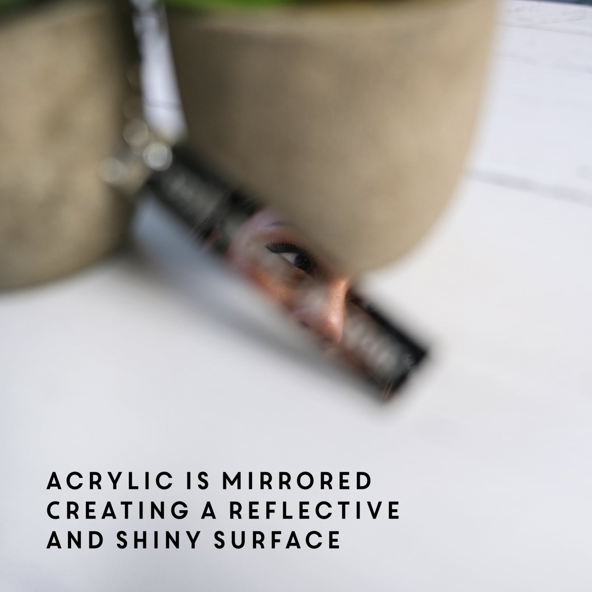 Unique Personalized Anniversary Mirror Keychain - Design: NUMERALS Customized Anniversary Gifts for Men by Groovy Guy