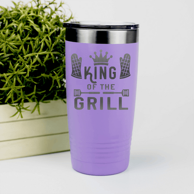 Light Purple fathers day tumbler King Of The Grill