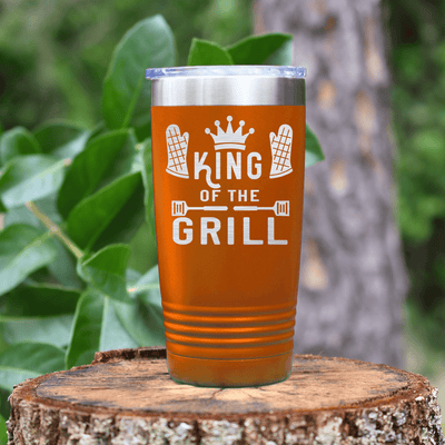 Orange fathers day tumbler King Of The Grill