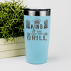 Teal fathers day tumbler King Of The Grill