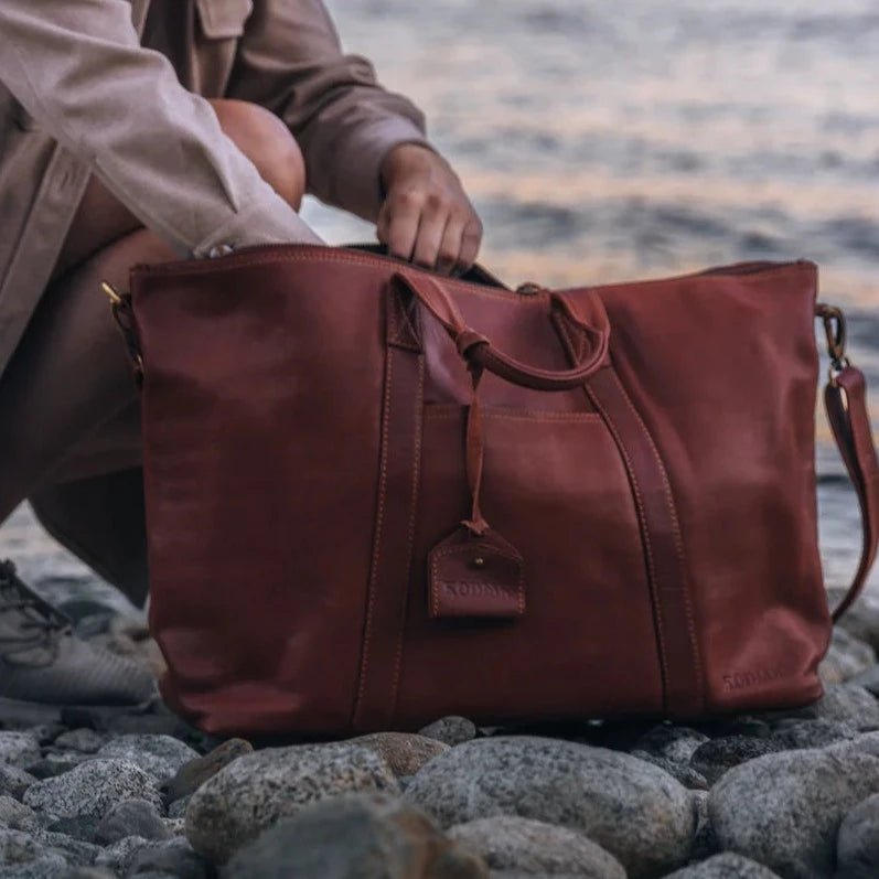 Madewell leather duffle shop
