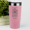 Salmon Funny Old Man Tumbler With Life In Prison Design
