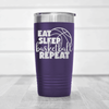 Purple basketball tumbler Lifes Cycle Hoops Passion