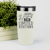 White funny tumbler Limited Edition