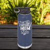 Funny The Daily Grind of a Football Mom 32 Oz Water Bottle