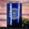 Cobalt Blue Recycled Wine Bottle Glass