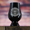 Engraved Black Glencairn Glass