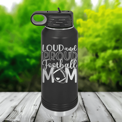 Funny Vibrant Voice of the Stands: Football 32 Oz Water Bottle