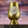 Etched Initial Glencairn Glass