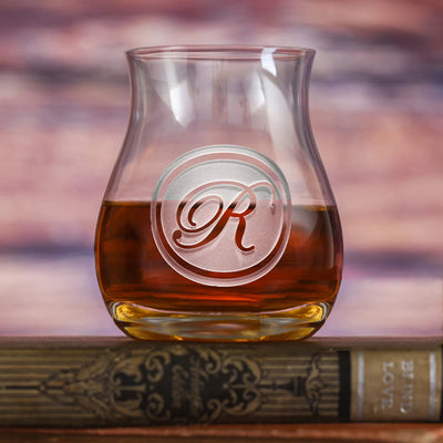 Custom Initial Bourbon Glass