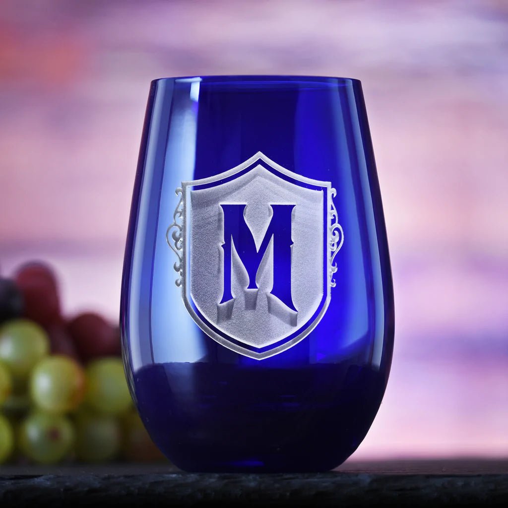 Unique Personalized Monogrammed Stemless Wine Glass Customized Drinkware Gifts for Men by Groovy Guy