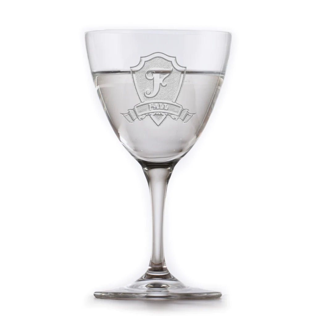 Unique Personalized Personalized Crystal Martini Glass Customized Drinkware Gifts for Men by Groovy Guy