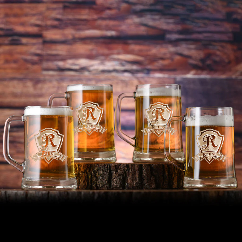 Personalized glass discount mugs