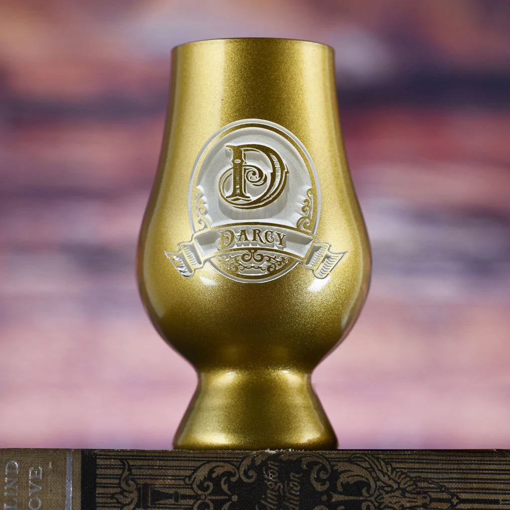 Personalized Etched Glencairn Whiskey Glass