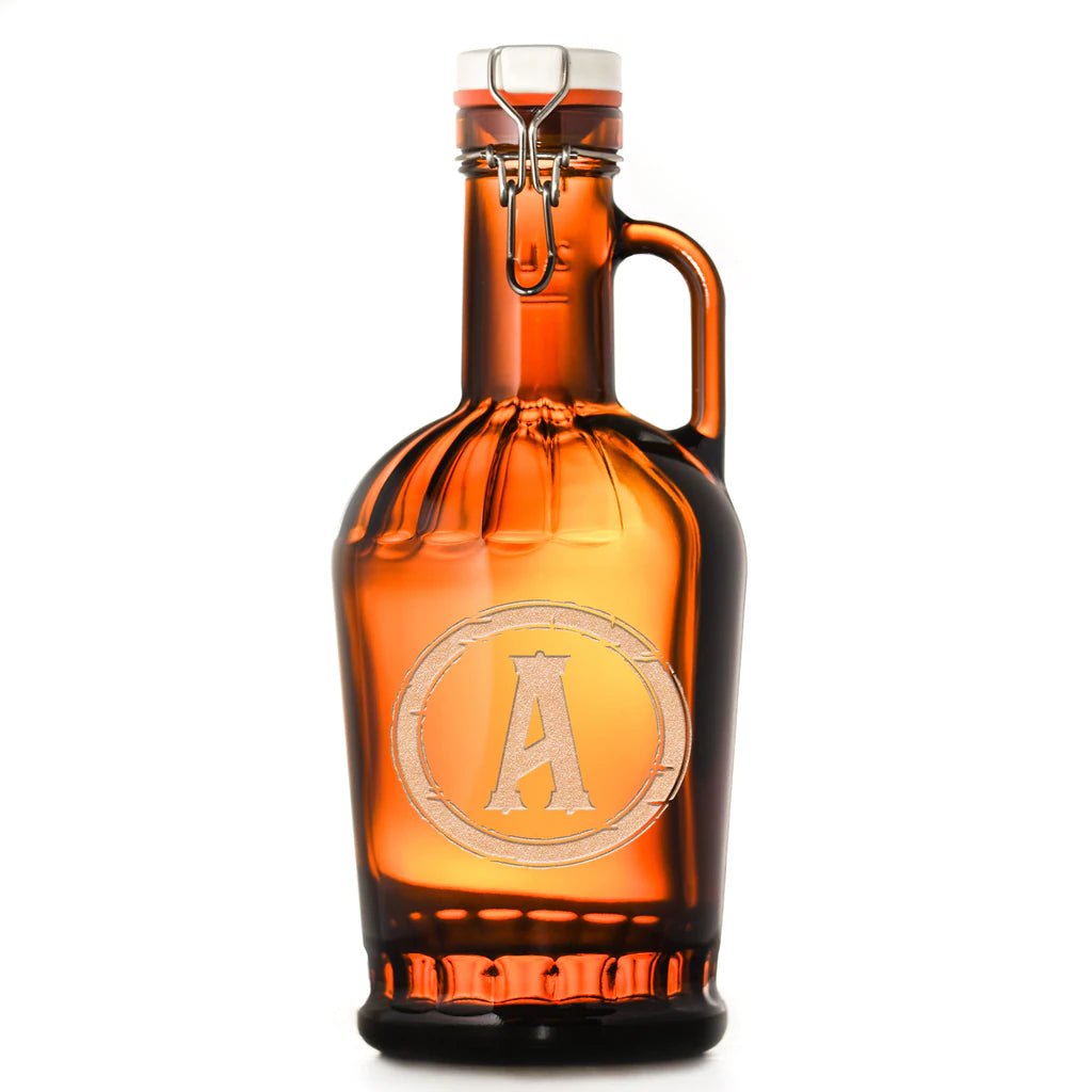 Unique Personalized German Grolsch Beer Growler Customized Drinkware Gifts for Men by Groovy Guy