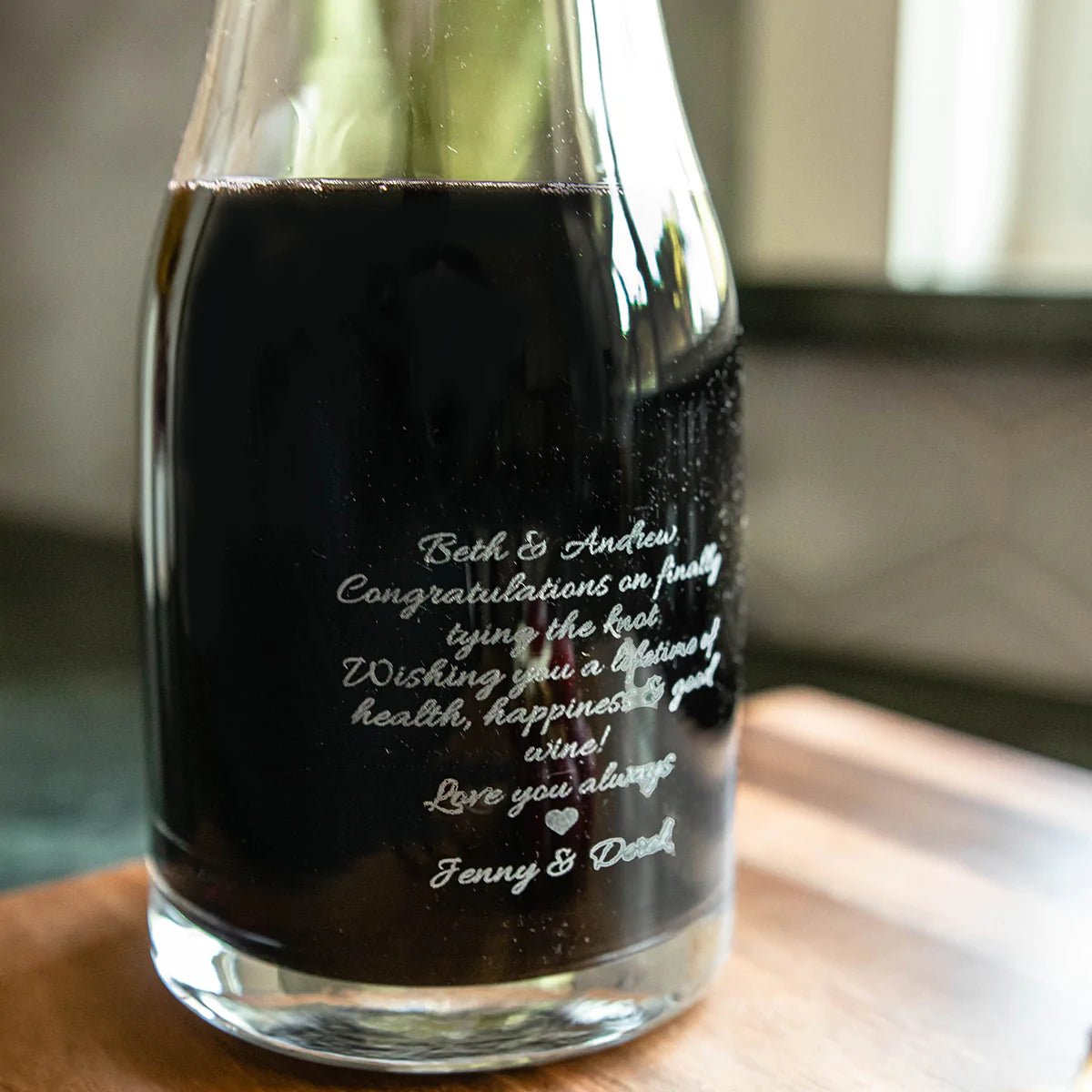 Unique Personalized Personalized Wine Decanter Set Customized wine Gifts for Men by Groovy Guy