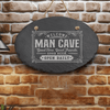 Man Cave Open Daily Slate Wall Decor