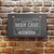 Man Cave Open Daily Slate Wall Decor
