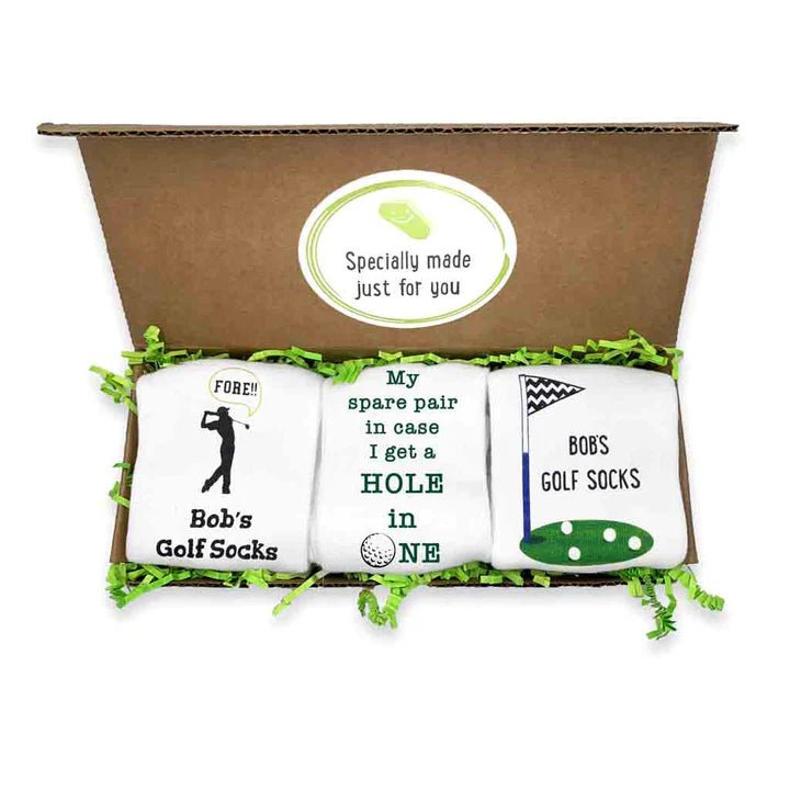 Personalized custom golf socks – Gift for golfers