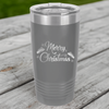 Funny Merry Christmas Ringed Tumbler