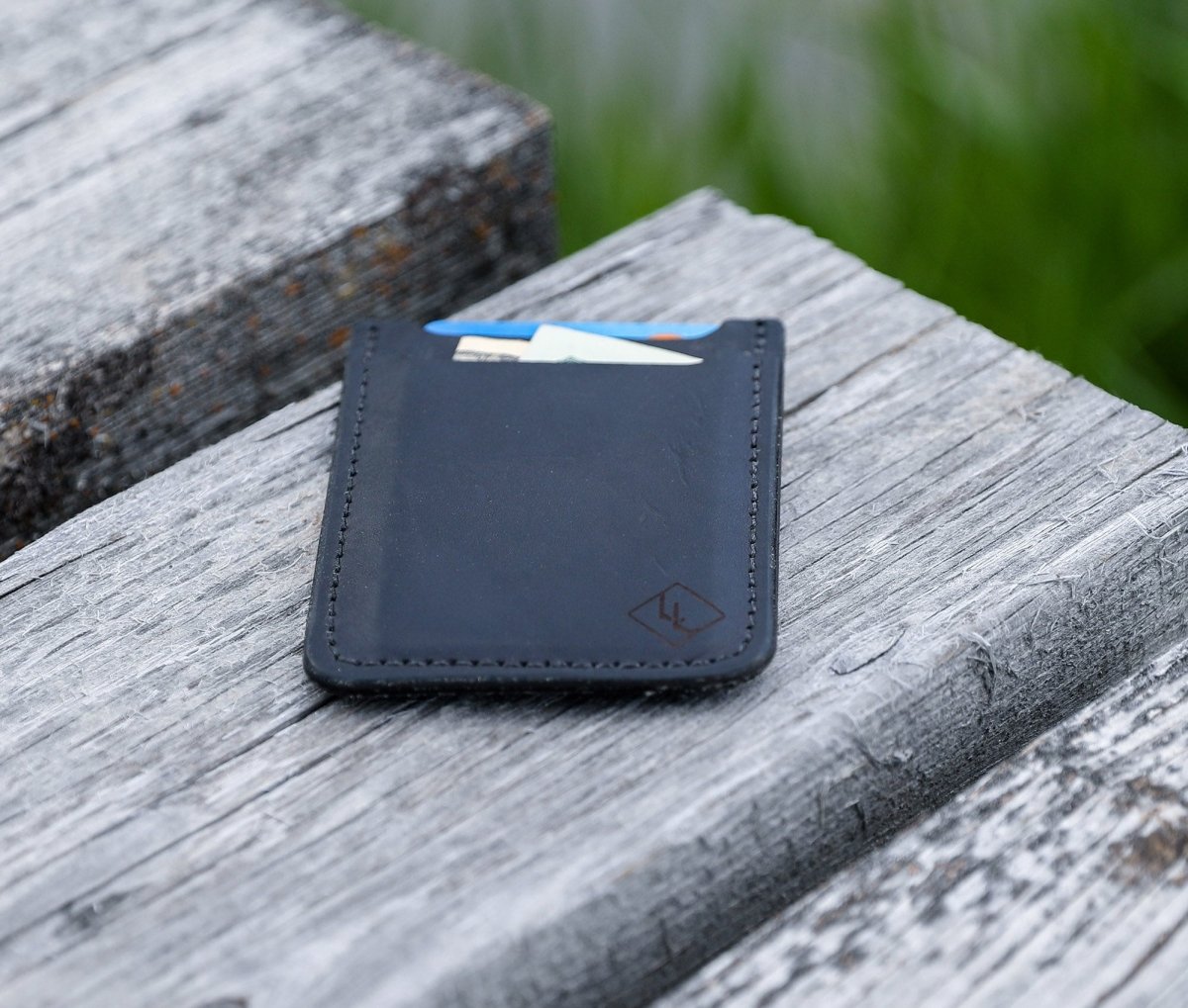 Unique Personalized Custom Leather Minimalist Wallet Customized Wallet Gifts for Men by Groovy Guy