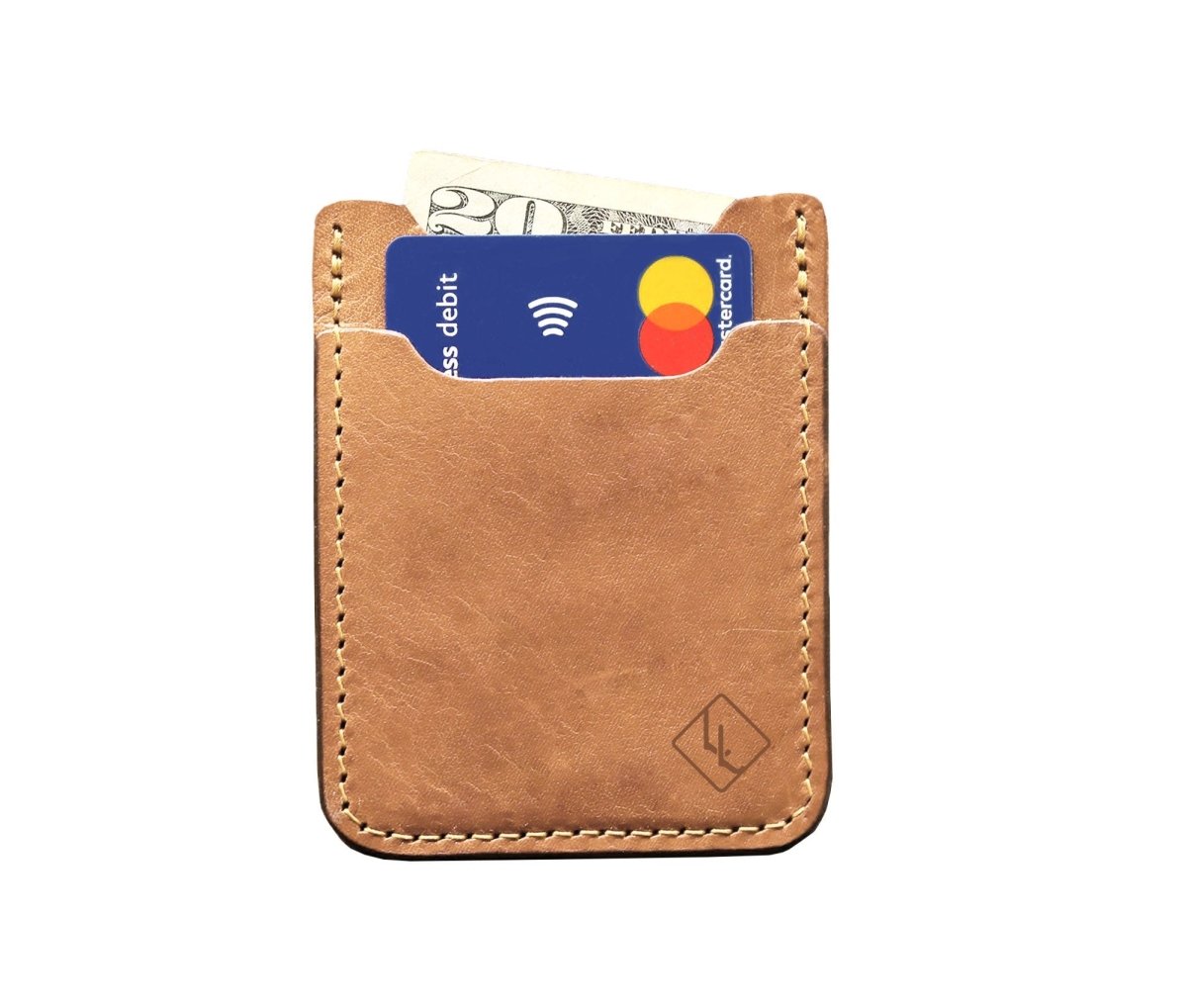 Unique Personalized Custom Leather Minimalist Wallet Customized Wallet Gifts for Men by Groovy Guy