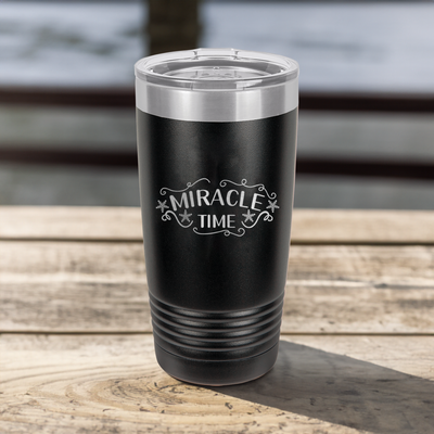 Funny Miracle Time Ringed Tumbler