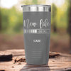Grey Retirement Tumbler With New Life Loading Design