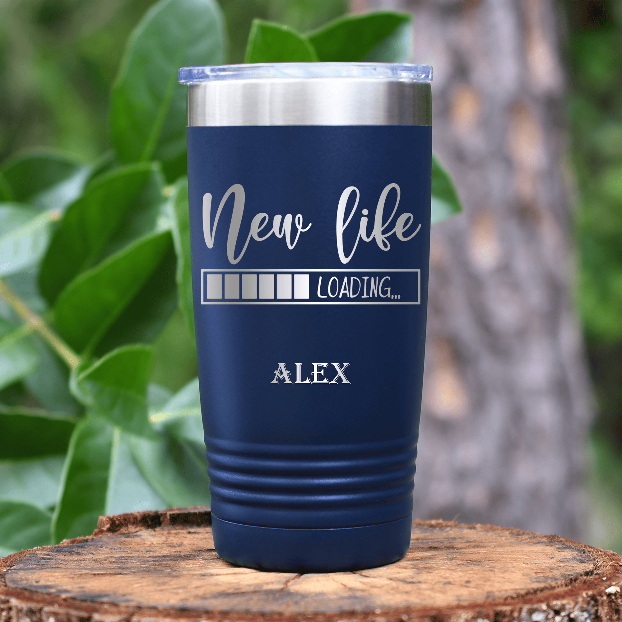 Navy Retirement Tumbler With New Life Loading Design