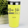 Yellow Retirement Tumbler With New Life Loading Design