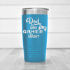 Light Blue fathers day tumbler Night Gamer Dad