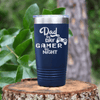 Navy fathers day tumbler Night Gamer Dad
