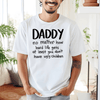 White Mens T-Shirt With No Ugly Children Design