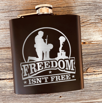 Not So Free Soldier Flask