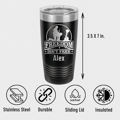 Not So Free Soldier Tumbler