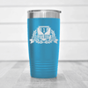 Light Blue fathers day tumbler Number 1 Dad