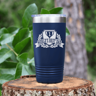 Navy fathers day tumbler Number 1 Dad