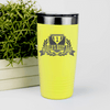 Yellow fathers day tumbler Number 1 Dad