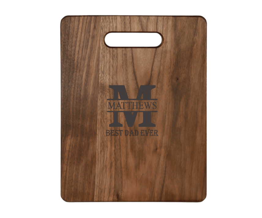 Unique Personalized Monogrammed Cutting Board Customized Cutting Board Gifts for Men by Groovy Guy