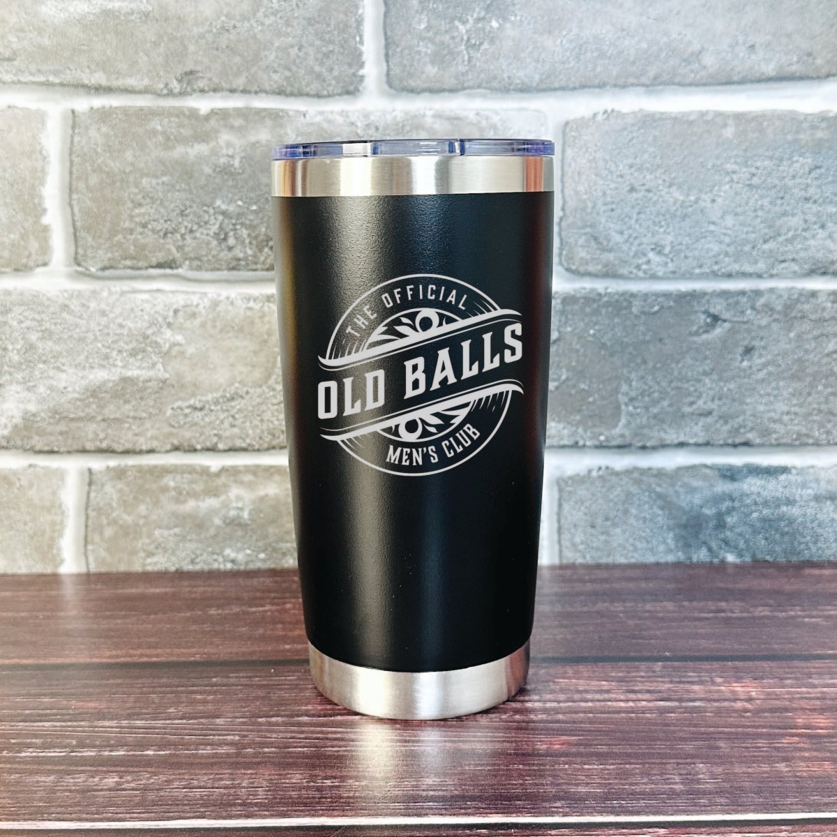 Old Balls Funny Tumbler for Older Men