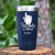 Navy Retirement Tumbler With One Retired Lady Design