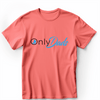 Light Red Mens T-Shirt With Only Dads Design