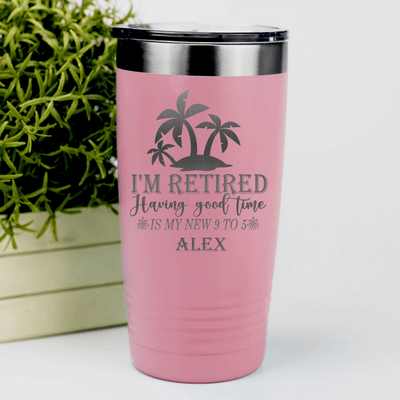 Salmon Retirement Tumbler With Only Looking For A Good Time Design
