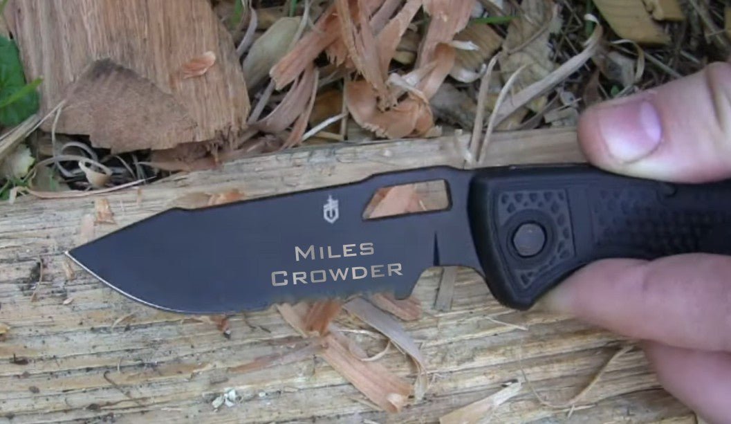 Unique Personalized Ranger Pocket Knife Customized Gifts for Men by Groovy Guy