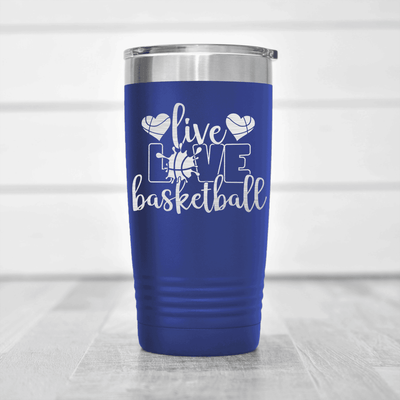 Blue basketball tumbler Passion For The Game