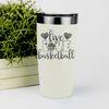 White basketball tumbler Passion For The Game