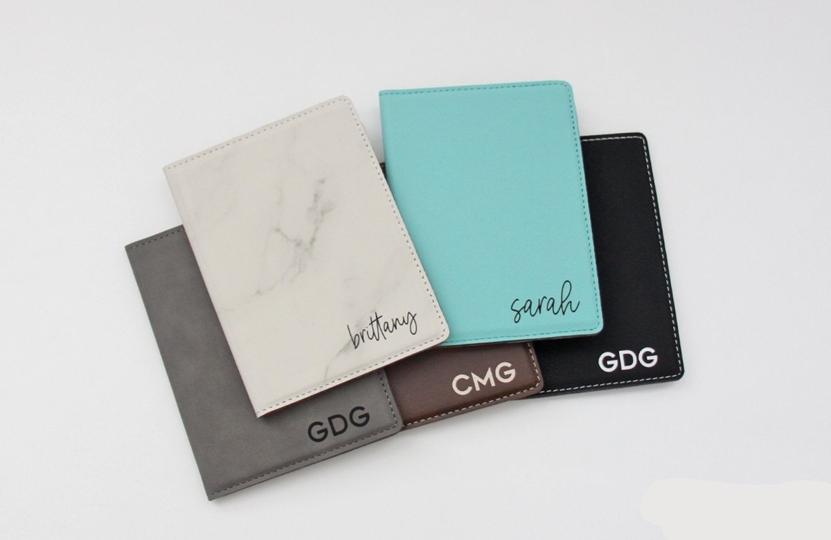 Unique Personalized Jet Personalized Passport Holder Customized Gifts for Men by Groovy Guy