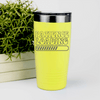 Yellow funny tumbler Patience Loading
